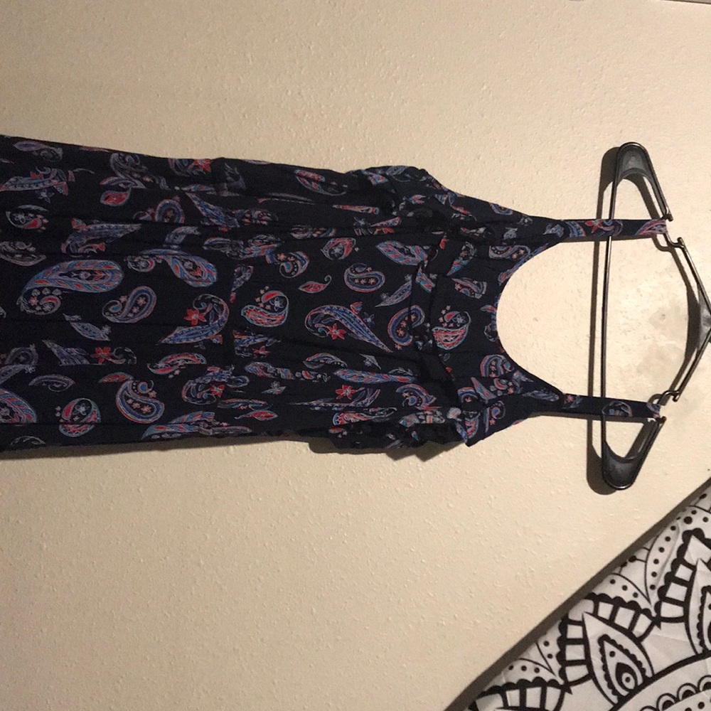Maxi navy plus size dress